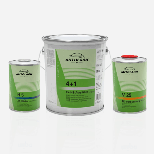 Autolack 4+1 Füller Kit a 6 Liter Hellgrau
